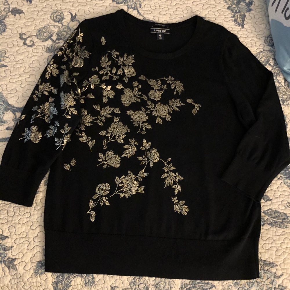 PRE-OWNED Lands’ End Cotton Sweater XL